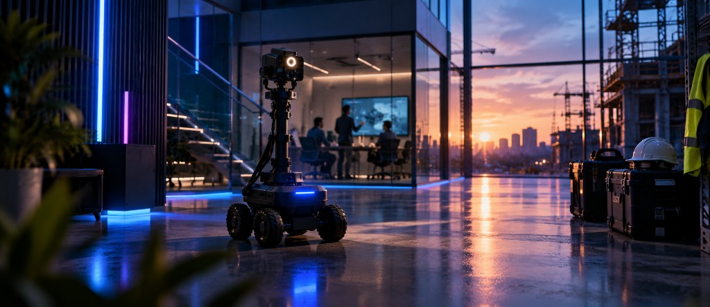 PulseBot PB1 in a workplace setting